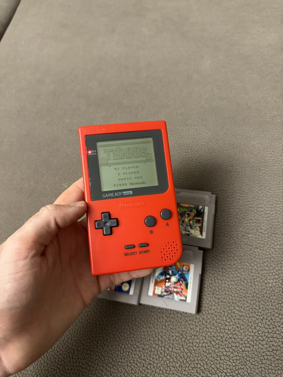 NINTENDO GAME BOY POCKET + 6 GIOCHI – ROBOCOP – MORTAL KOMBAT ecc STATO PERFETTO