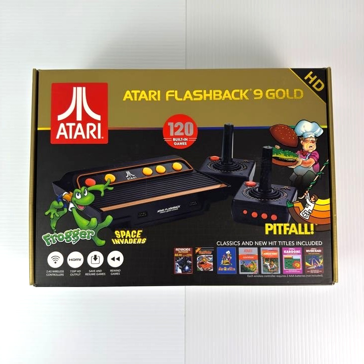 Atari Flashback 9 Gold HD Console w/ 120 Built-in Games – Tested Working