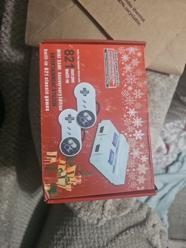 Nintendo Super Nintendo Classic Edition SNES Microconsole HDMI Built-In 821 game