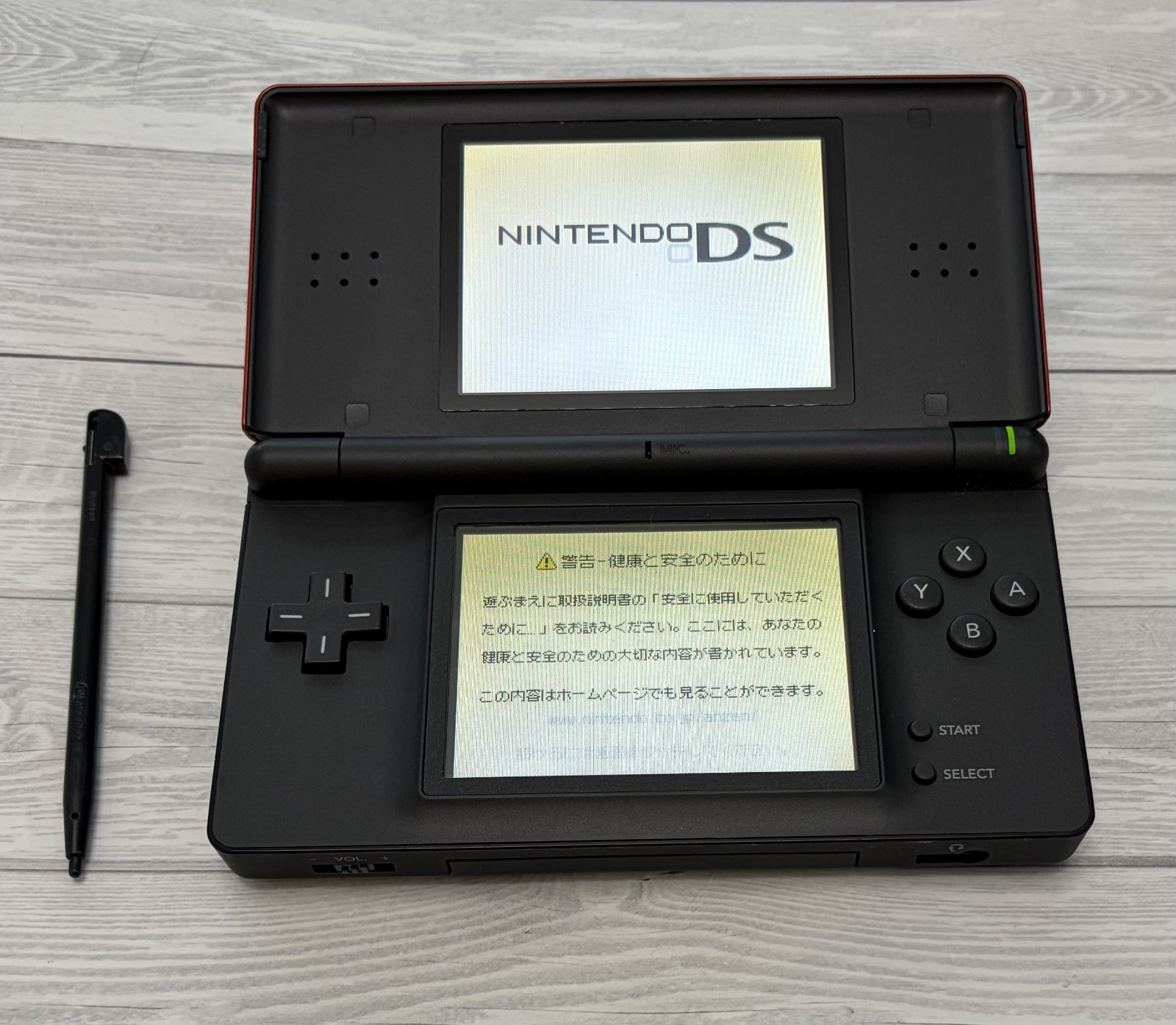 Nintendo DS Lite Red Console TESTED Working Authentic Japan Japanese Only