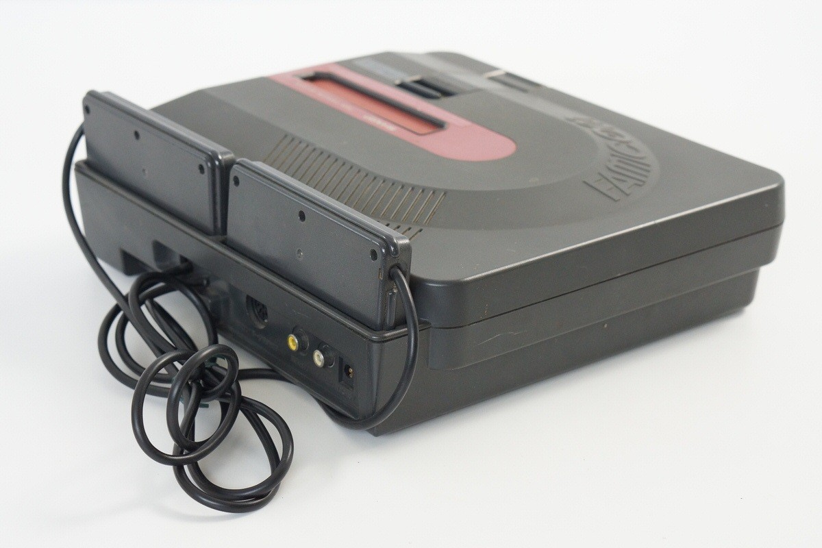 TWIN FAMICOM Console SHARP AN-500B Tested System Game 798759