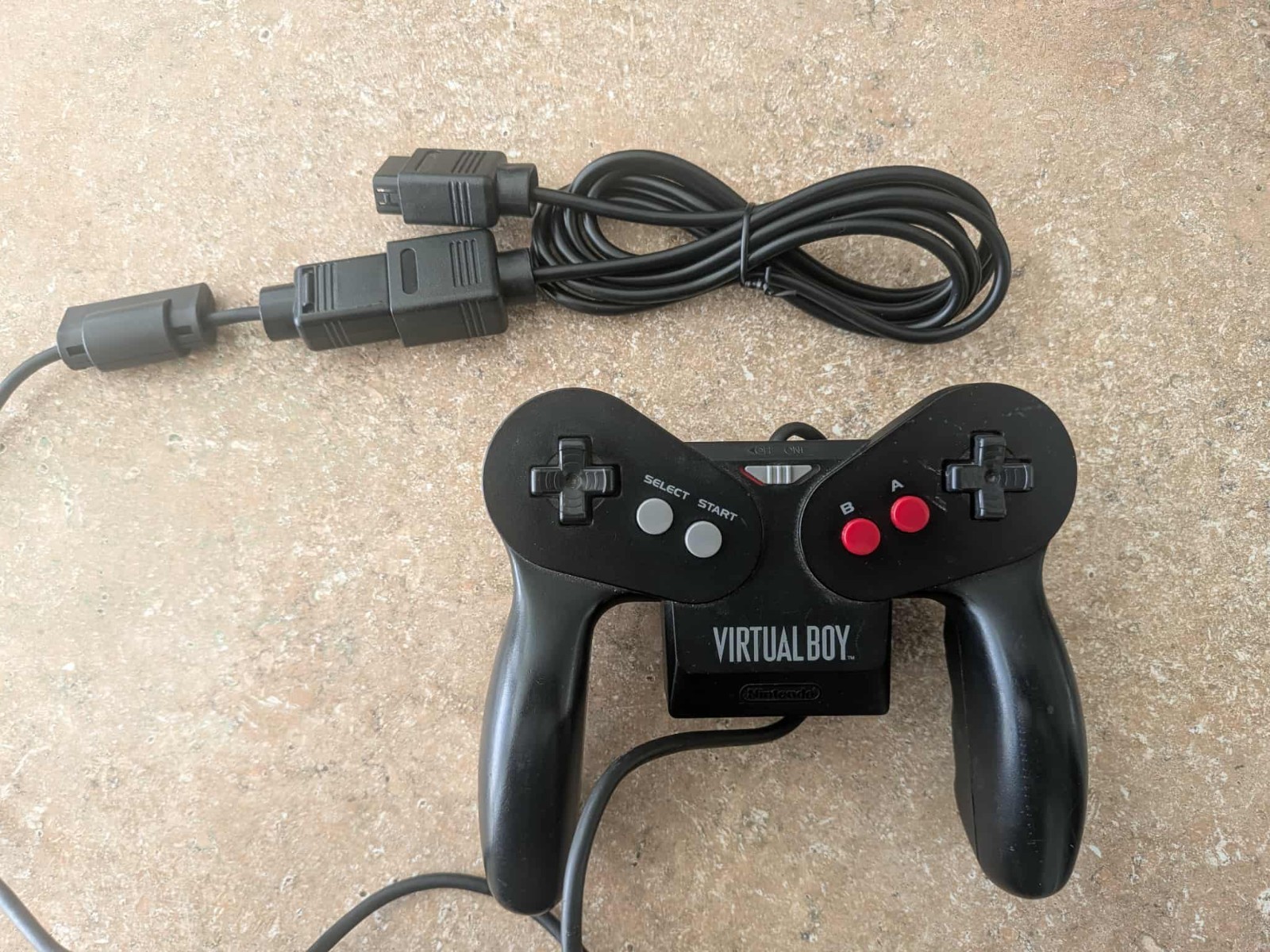 Nintendo Virtual Boy (vb) 6 foot extension cable fully pinned injection molding
