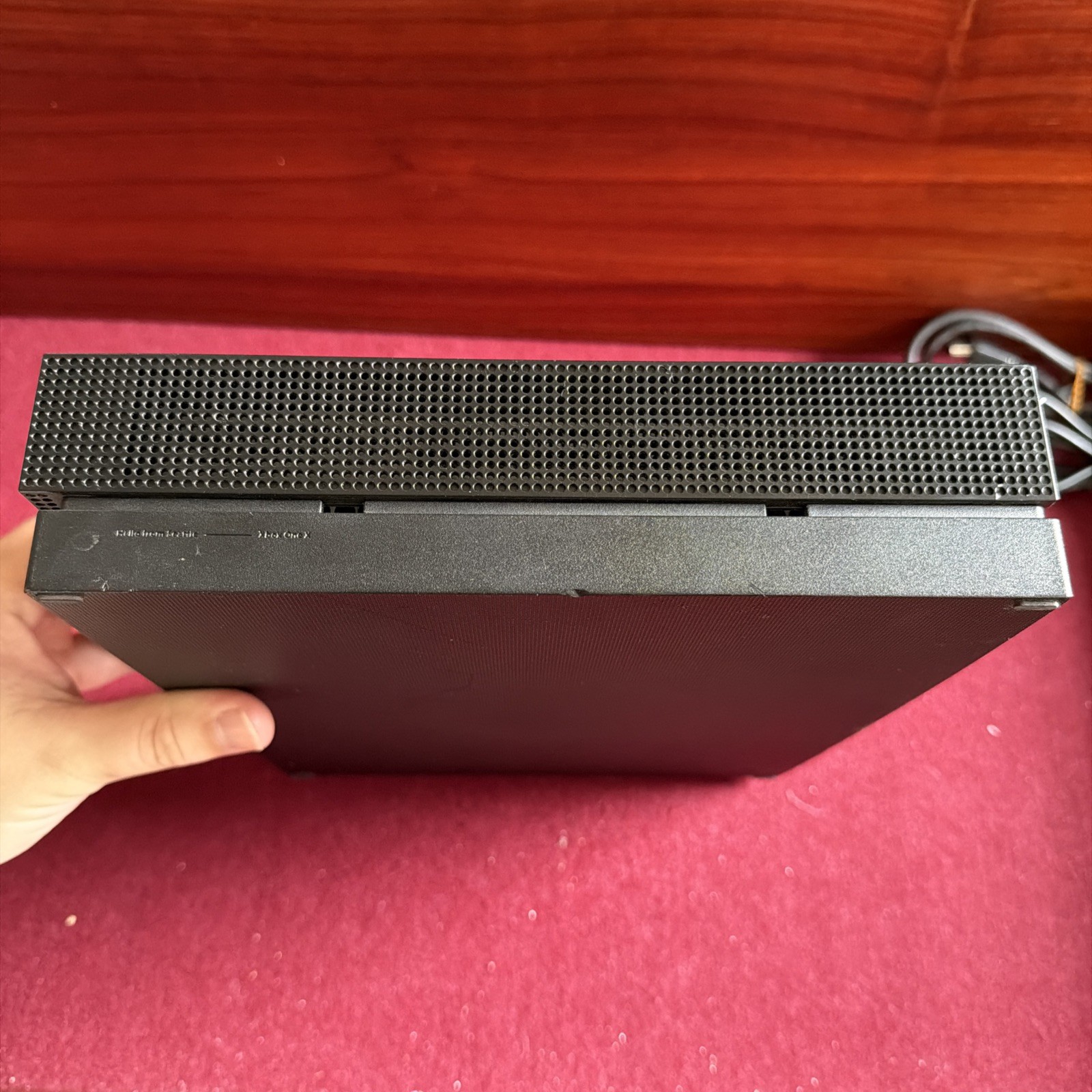 Microsoft Xbox One x Black Console with Cables Tested and Working 1787 As-Is