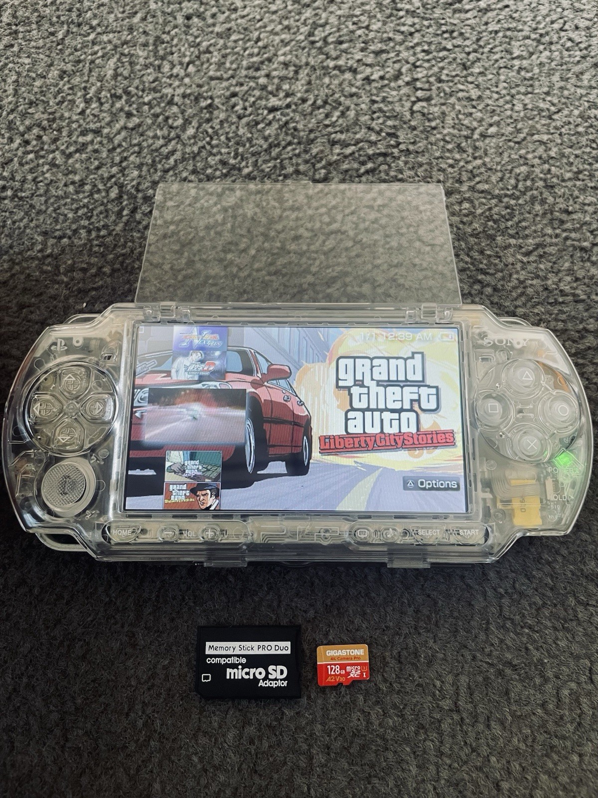 Custom Built 128GB SD Memory card for psp 1000 2000 & 3000 (Read description)