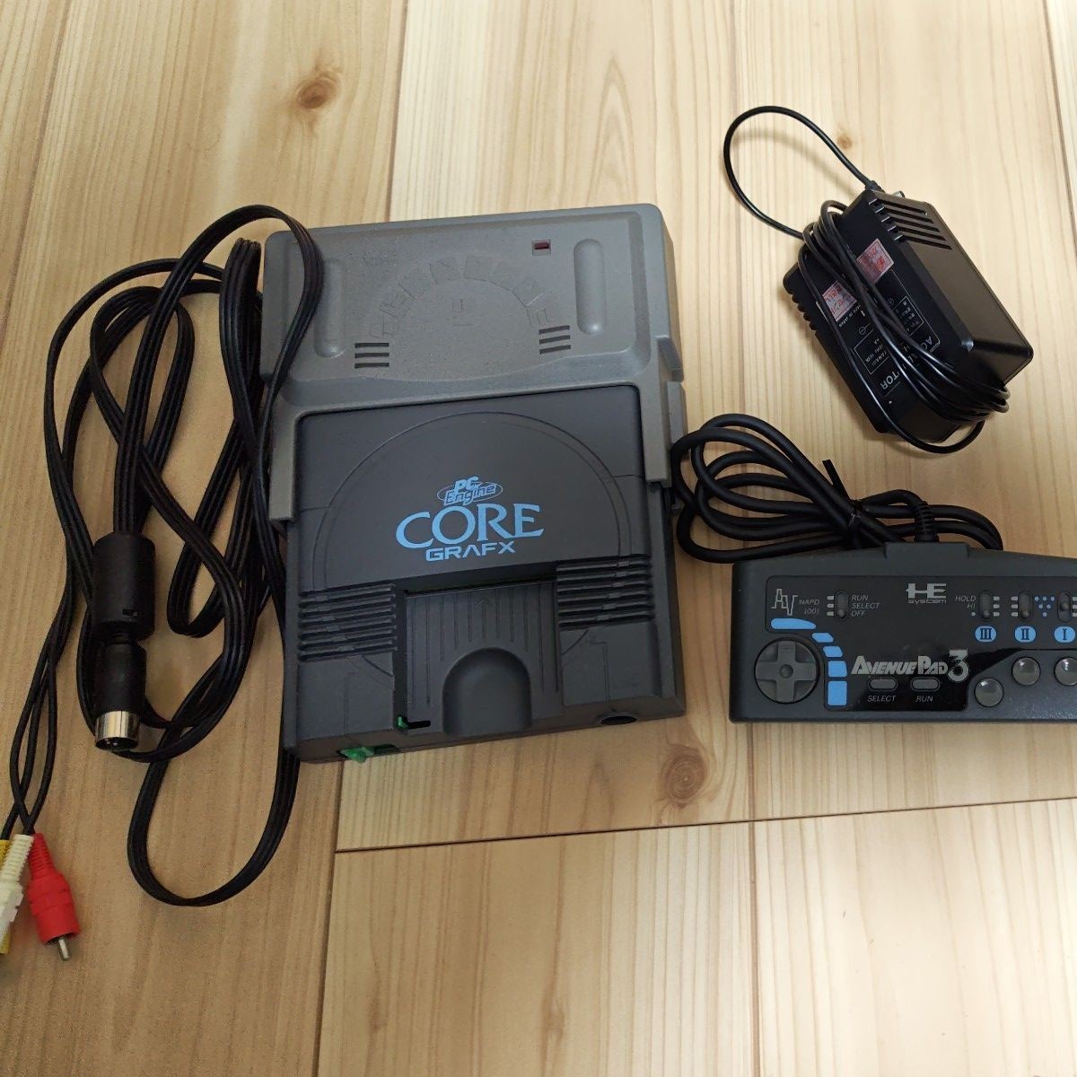 Lot PC Engine Core Grafx II Console Tennokoe 2 Set Japan Very Good Tested Japan