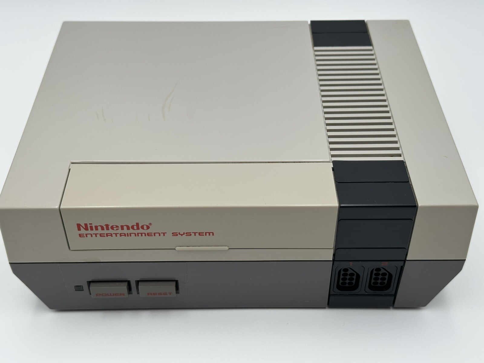 Nintendo NES Video Game Console And Accessories NES-001 Gray Tested and Working