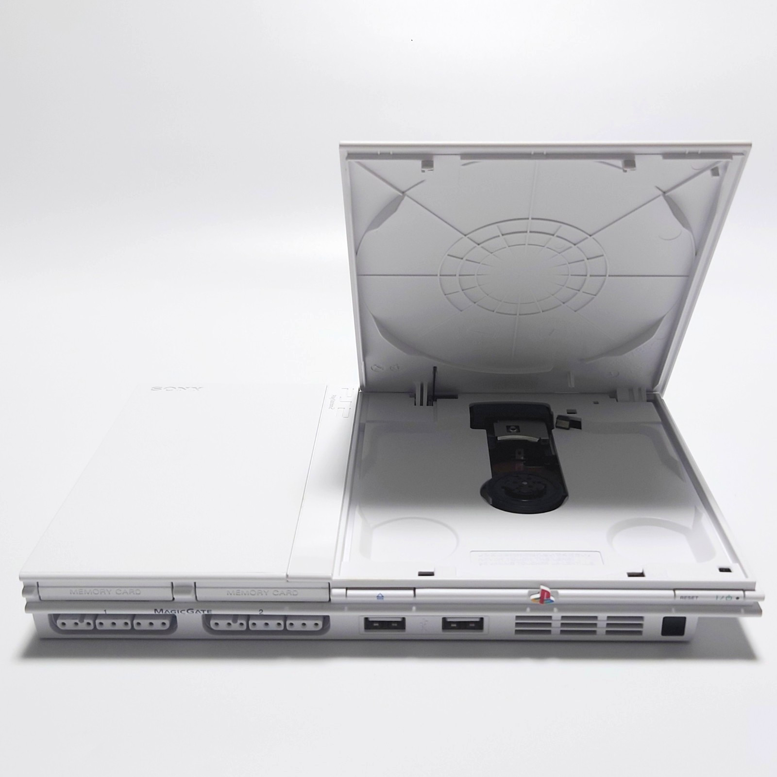Sony PS2 Console Controller SCPH-75000 White w/Box Memory Card Set Tested Japan