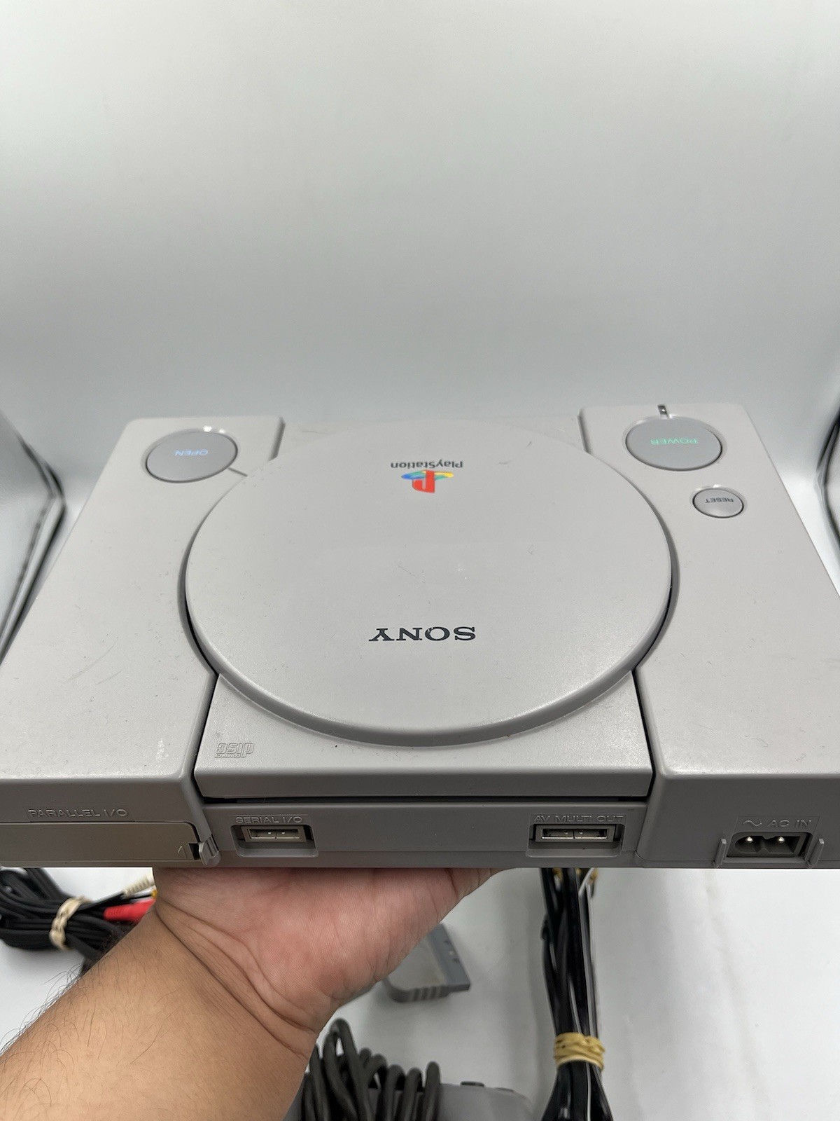 Sony PlayStation 1 Console + Original Controller & Cords – Tested Great