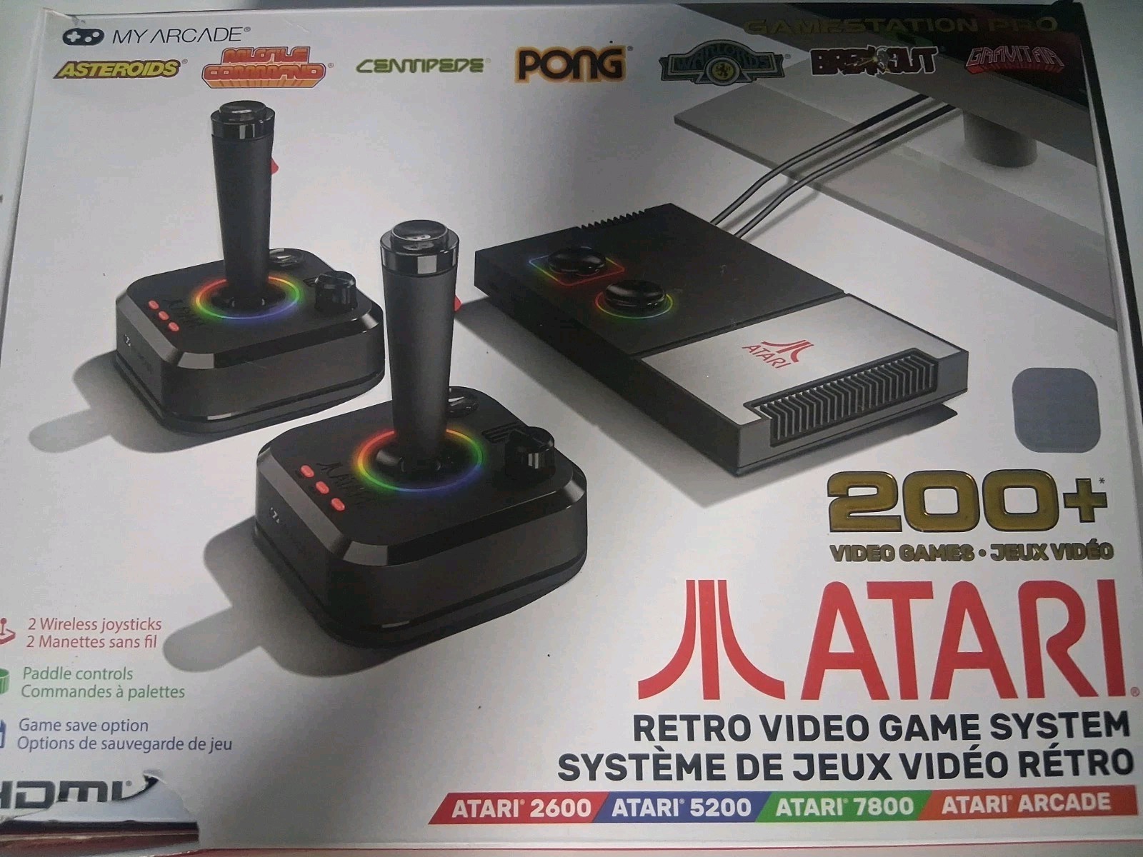 My Arcade Atari GameStation Pro Plug N Play Video Game 200+ Games
