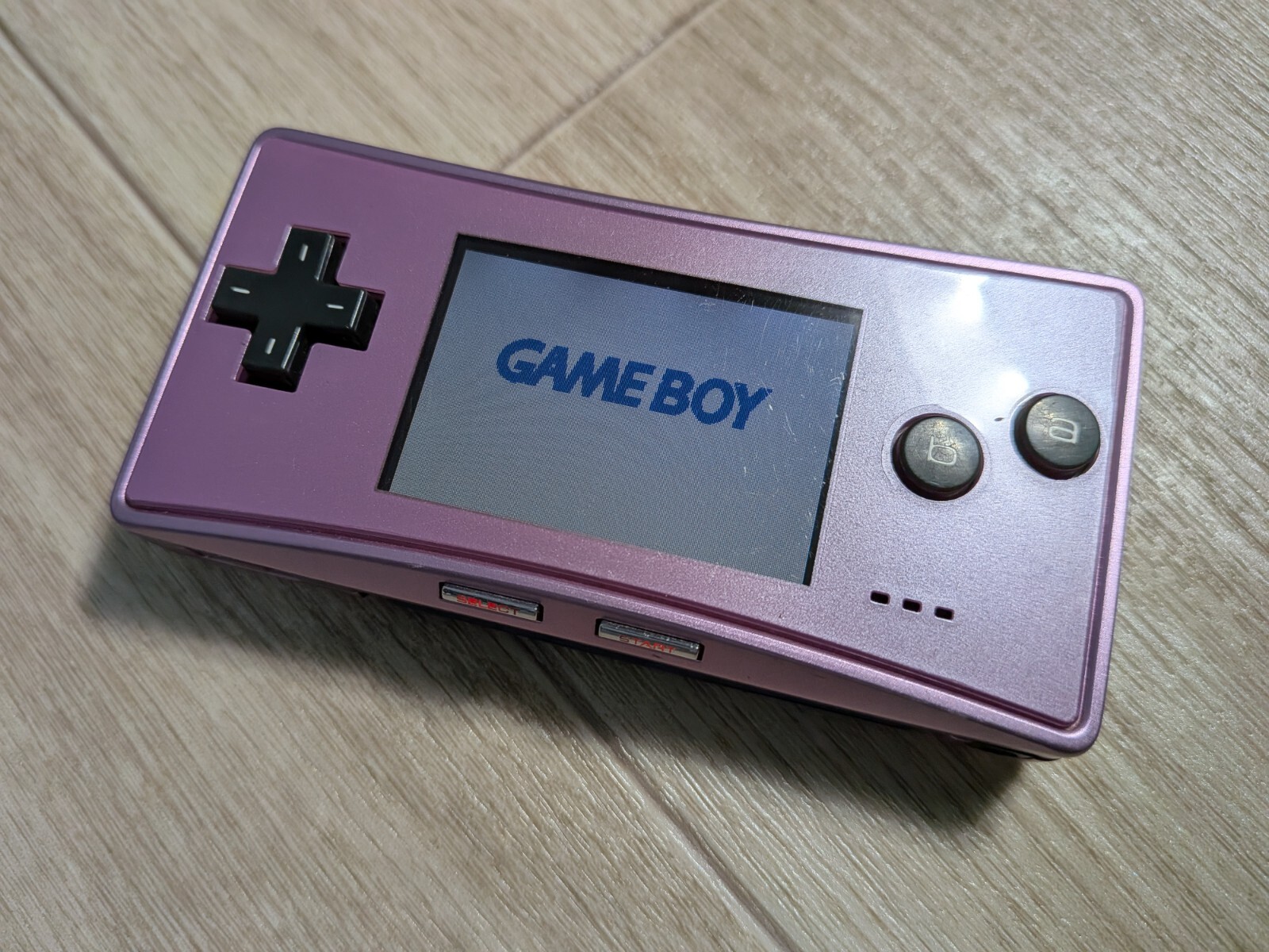 Nintendo game boy micro pink console Tested Work