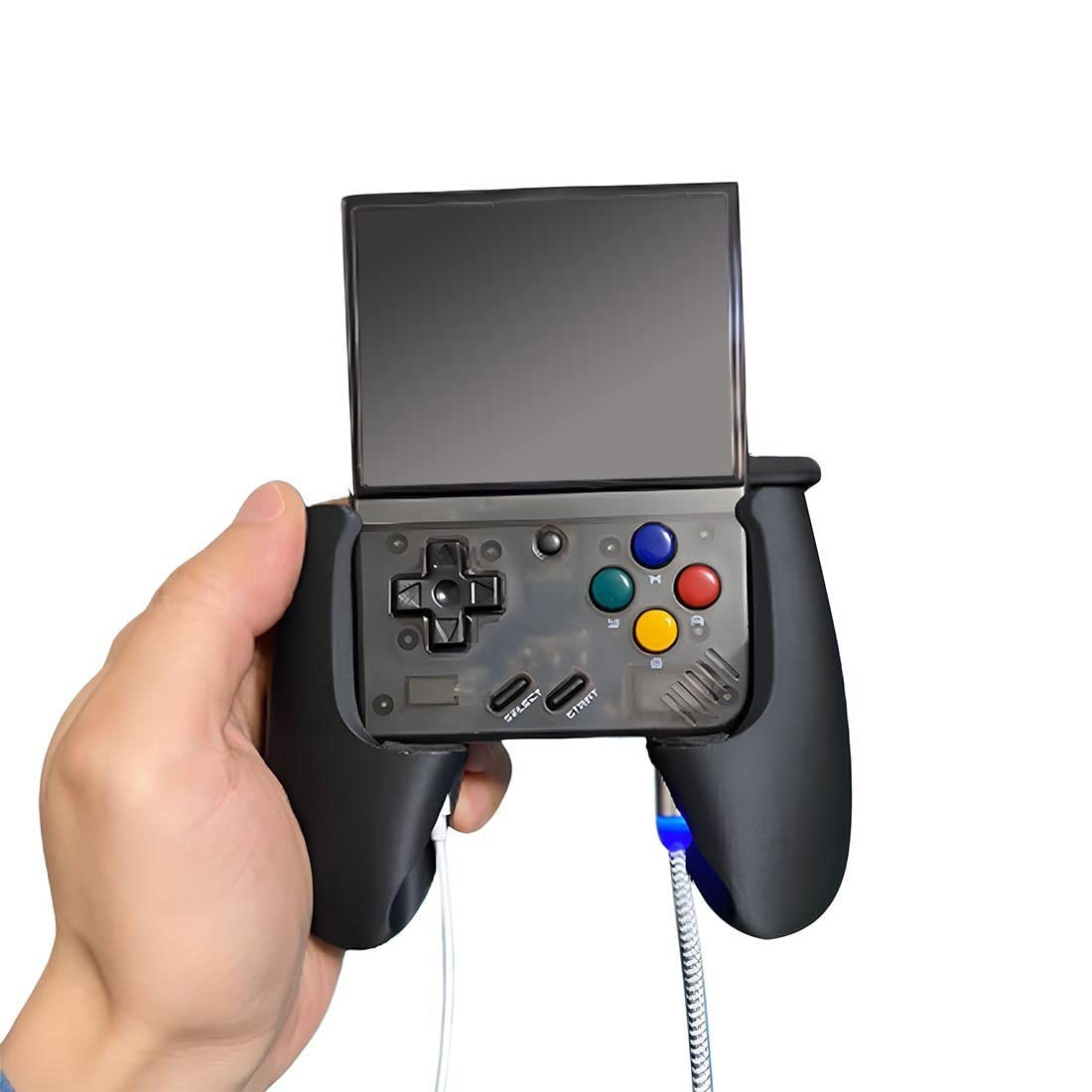 Miyoo Mini Plus Anti-Slip Grip – Perfect Black Accessory for Comfortable Gaming