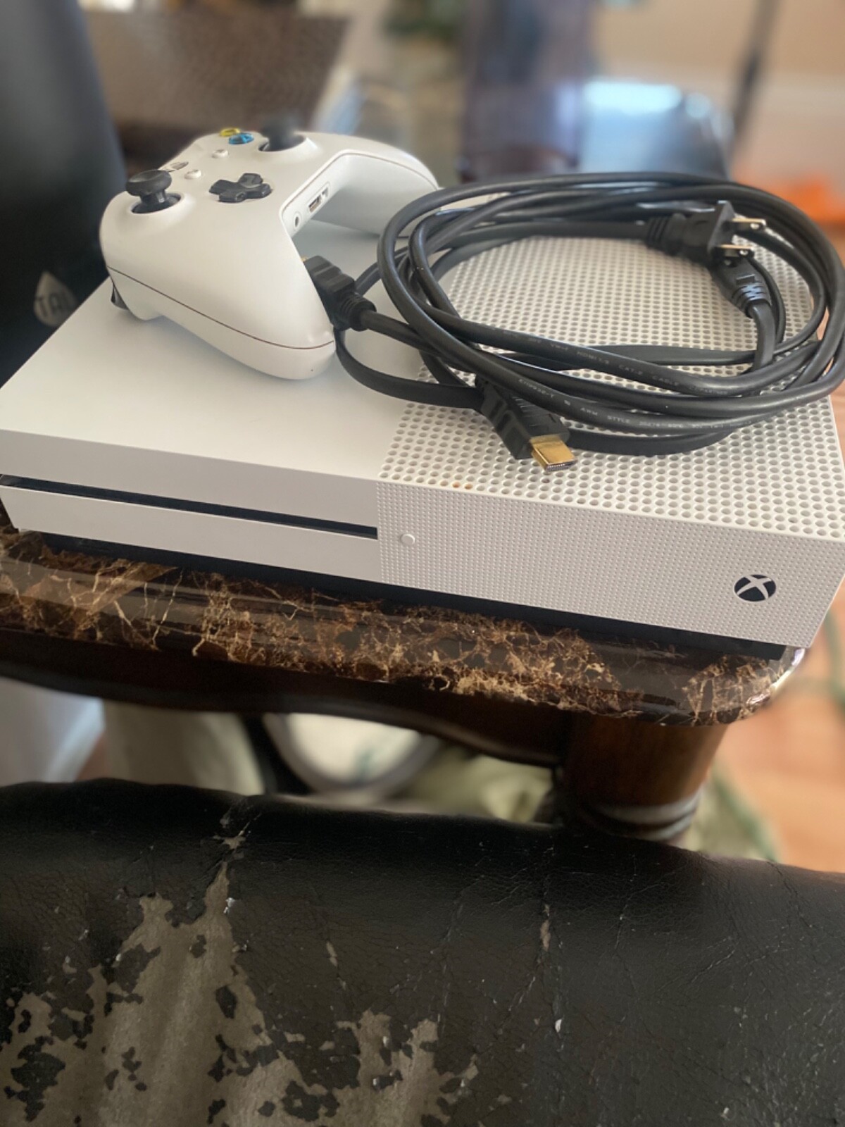 Microsoft Xbox One S 500GB Video Game Console – White (ZQ9-00001)