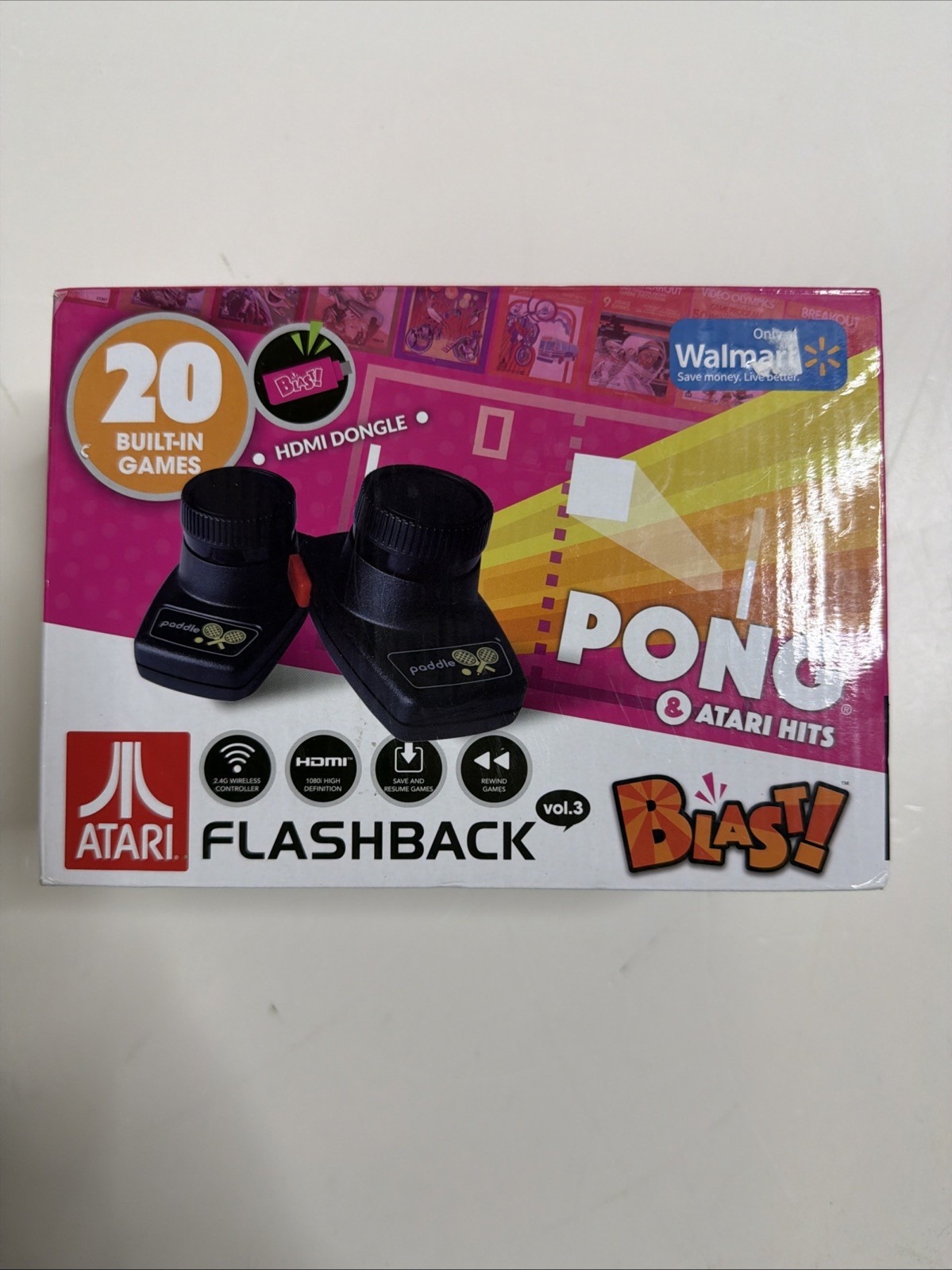 Atari Hits Flashback Blast Vol 3 Pong Retro Gaming Walmart Exclusive 2018