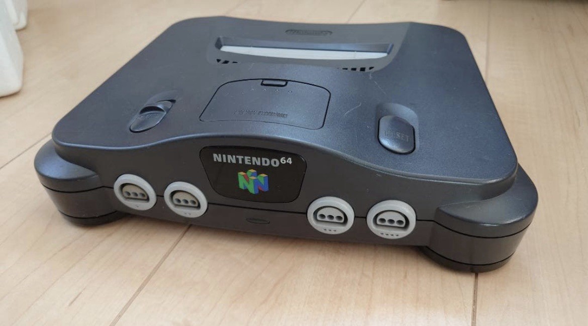 [CIB Green Pad] Nintendo 64 N64 Console Boxed Pokémon Stadium GS + 2 Controllers