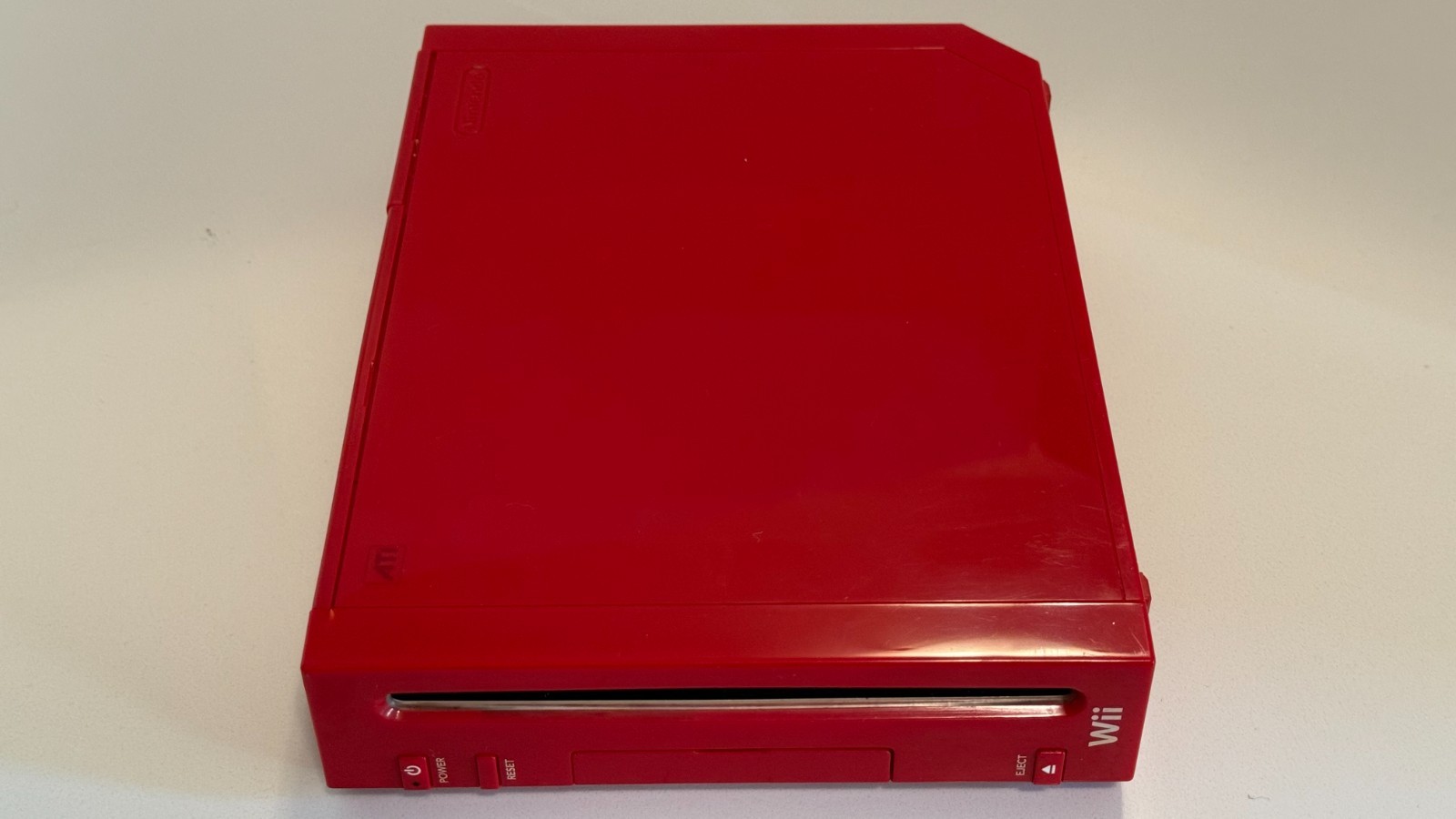 Nintendo Wii Red Console 25th Anniversary OEM Plays GameCube TESTED W/ Cables