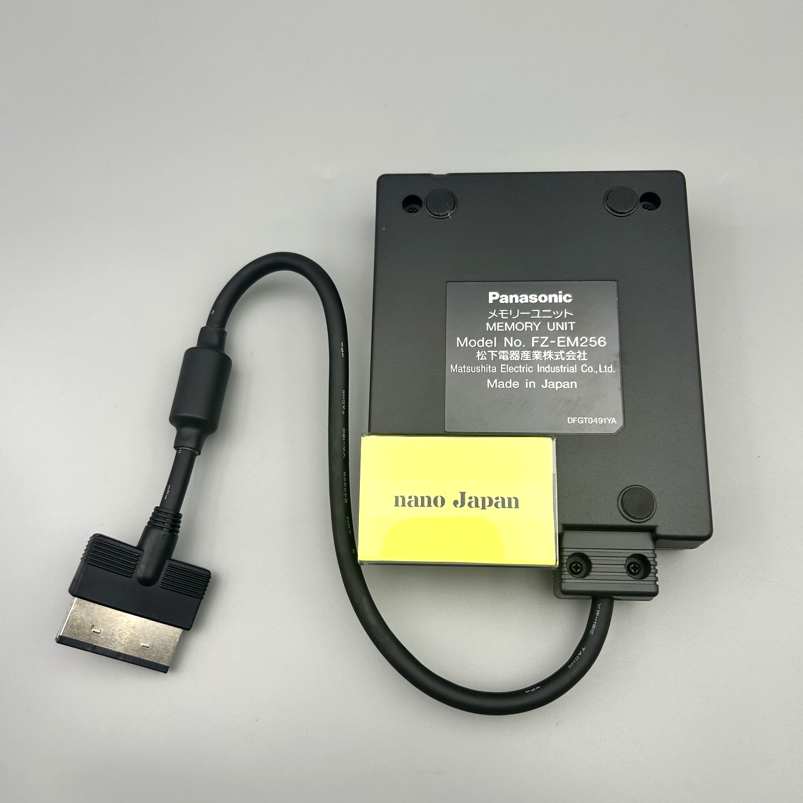 Panasonic 3DO FZ-EM256 External Memory Unit Backup Save Storage Adapter Used JP