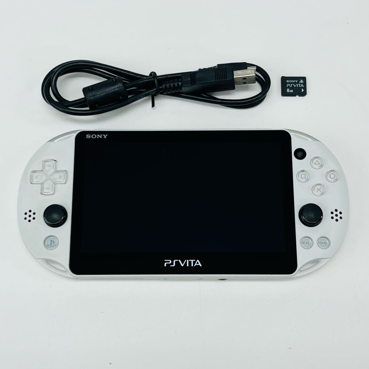 Playstation vita PCH-2000 ZA22 Slim Glacier White Console USB , 8GB memory Set