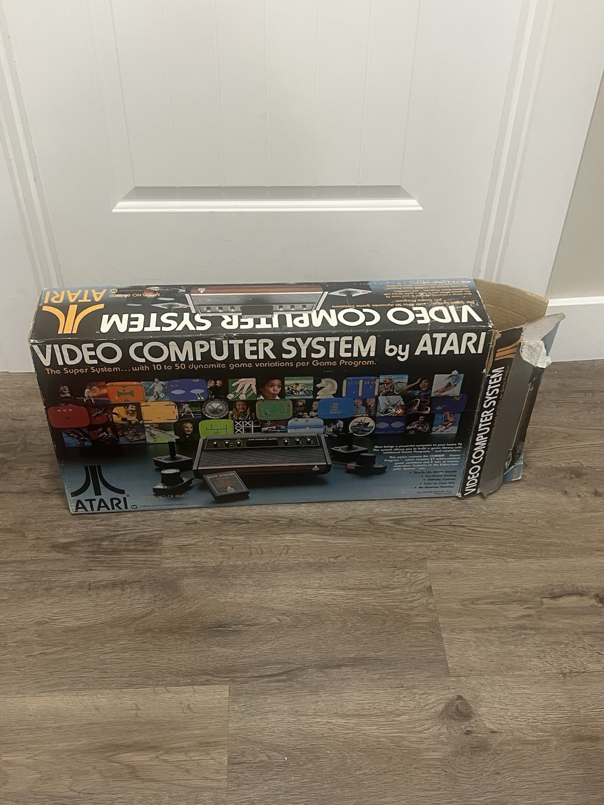 Rare 1977 Atari 2600 Heavy Sixer Console System Original BOX ONLY Chess Piece