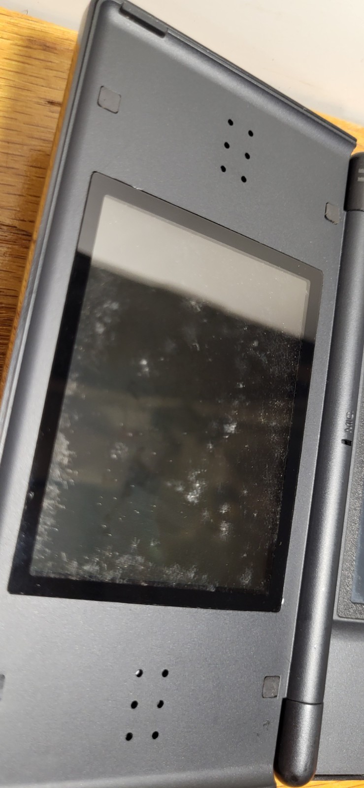 Nintendo DS Lite Console Onyx,holds Charge,scuffs And Scratches