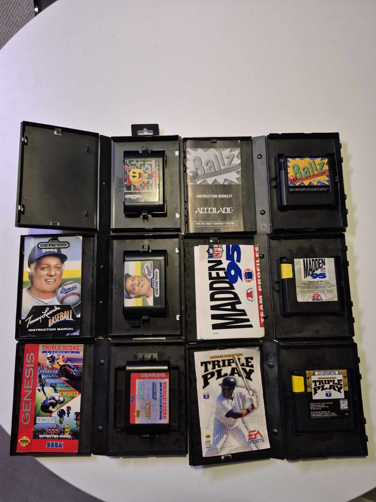 Sega Genesis Model 2 MK-1631 with Box, 2 Controllers, Cords, and 13 Games Tested