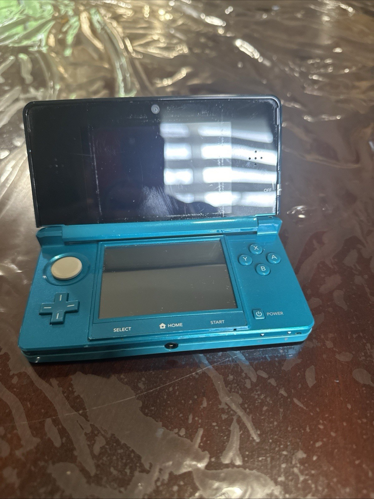 Nintendo 3DS Handheld Console System – Aqua Blue (CTR-001) (NTSC-U) + Games