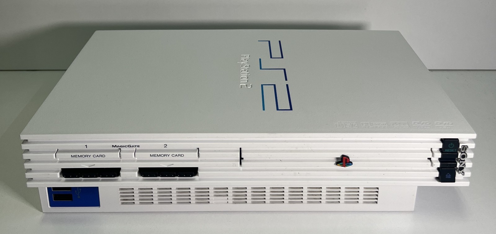 PLAYSTATION 2 RACING PACK LIMITED CERAMIC WHITE SCPH 55000 GT JAPAN 2004 CONSOLE