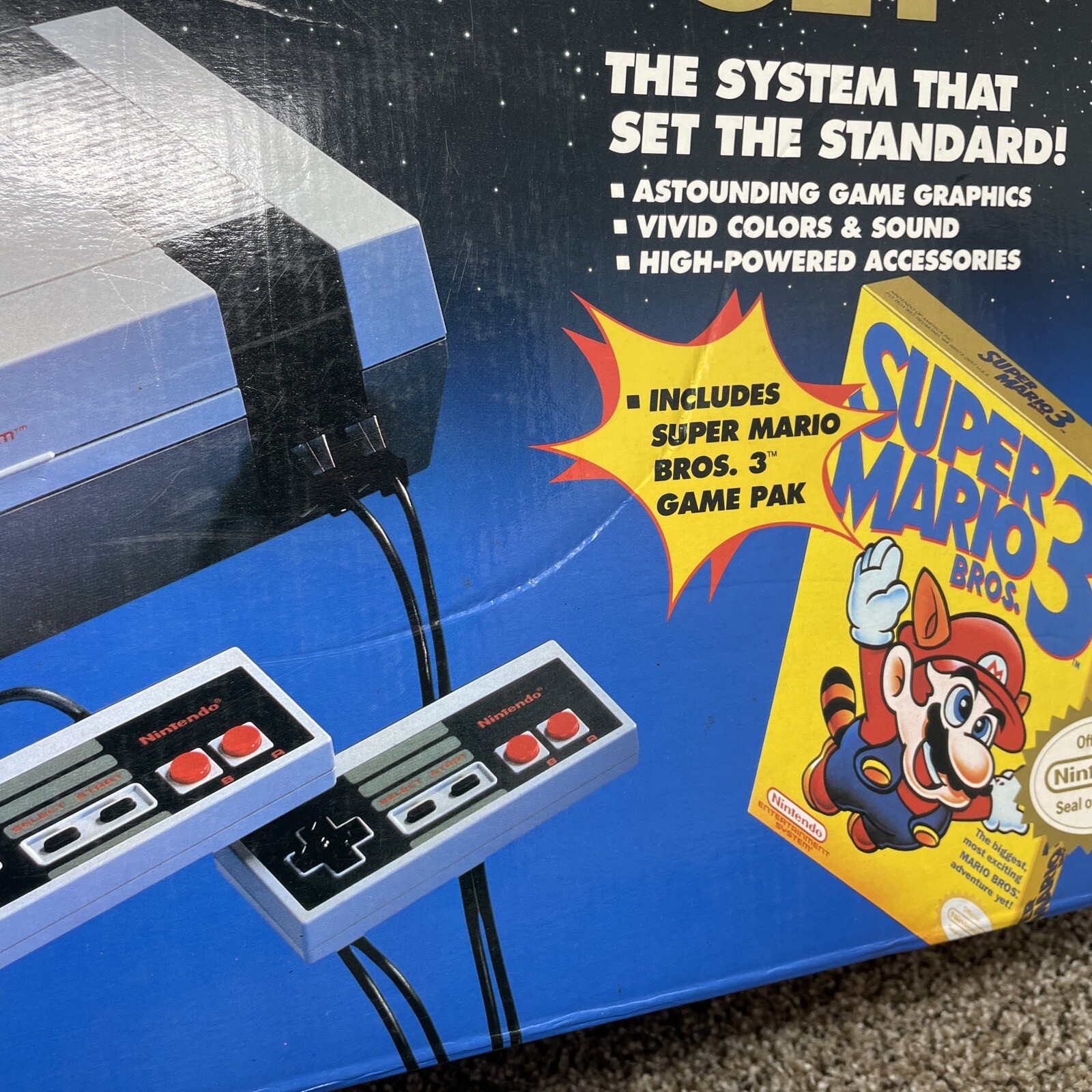 Nintendo NES Challenge Set SUPER Mario 3 Entertainment System CIB NO GAME
