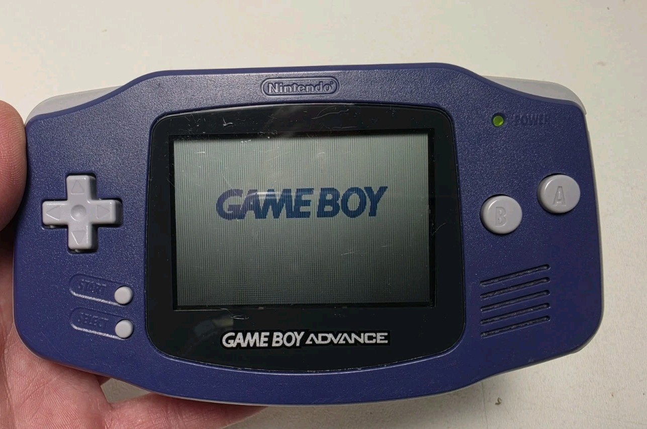 Nintendo Game Boy Advance Handheld System Indigo AGB-001