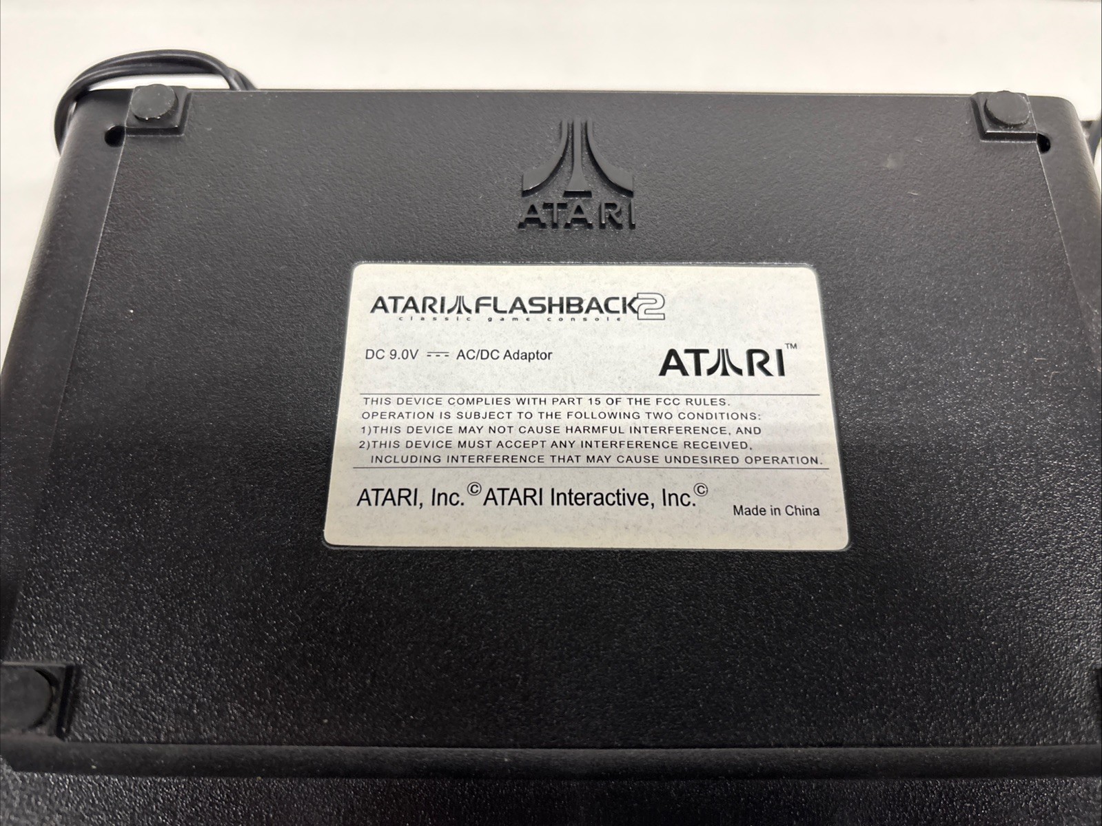Atari Flashback 2 Console Bundle w/ Controllers, Power Adapter & AV Cable Tested