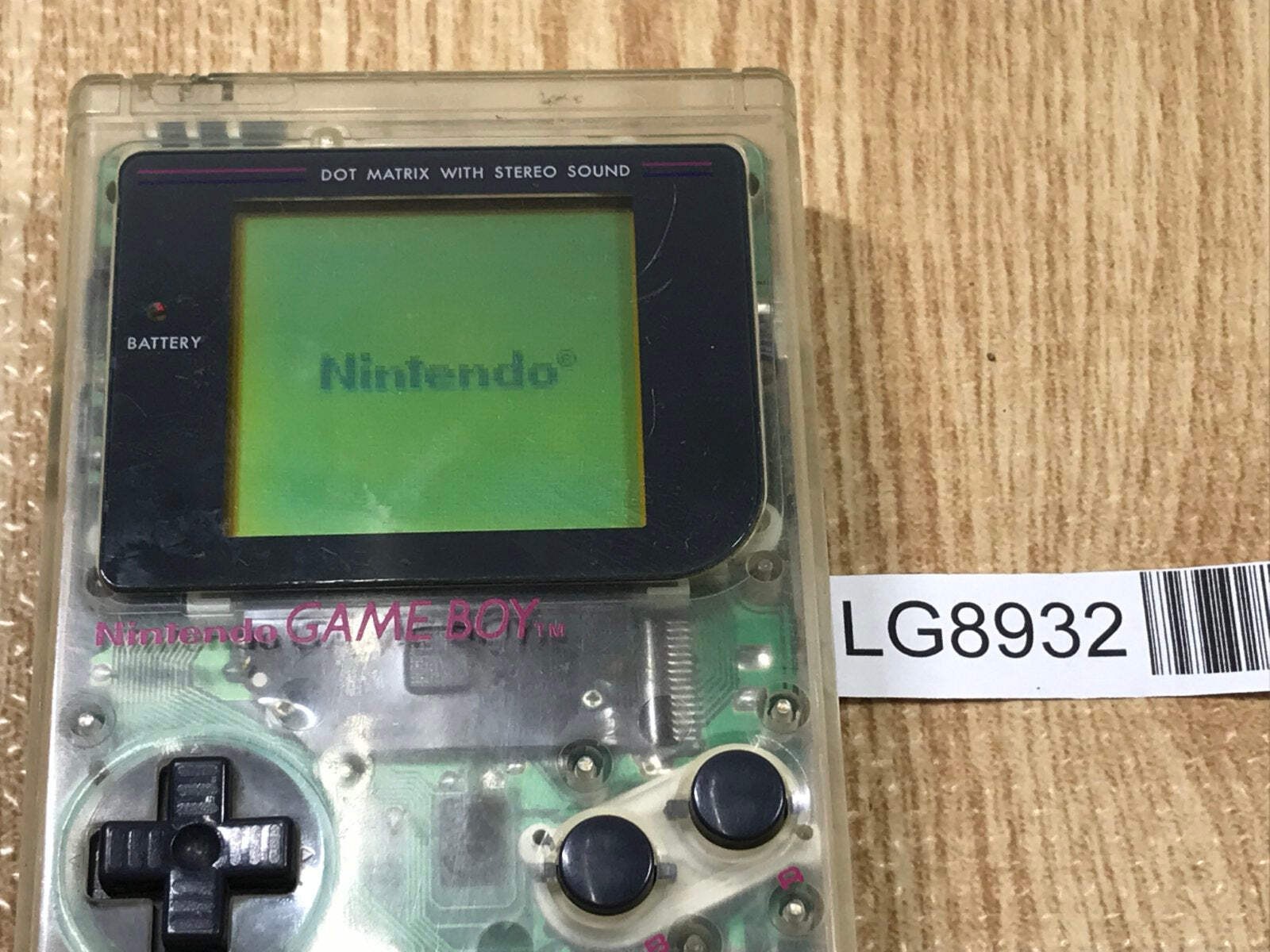 GameBoy Bros. Skeleton Console Nintendo Japan – Tested Working LG8932