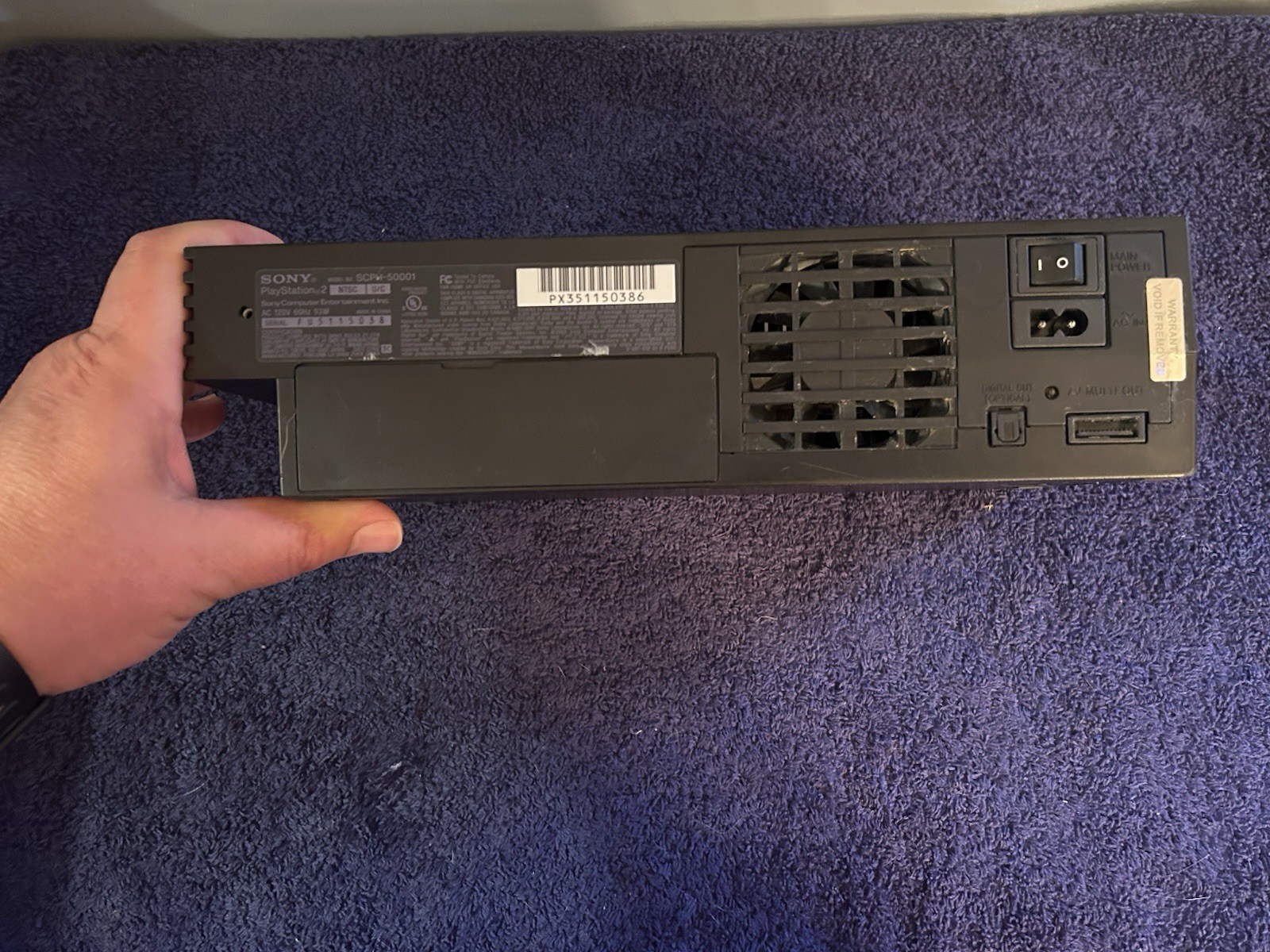 Sony PlayStation 2 PS2 Fat Console Only Tested Works System Only Model 50001