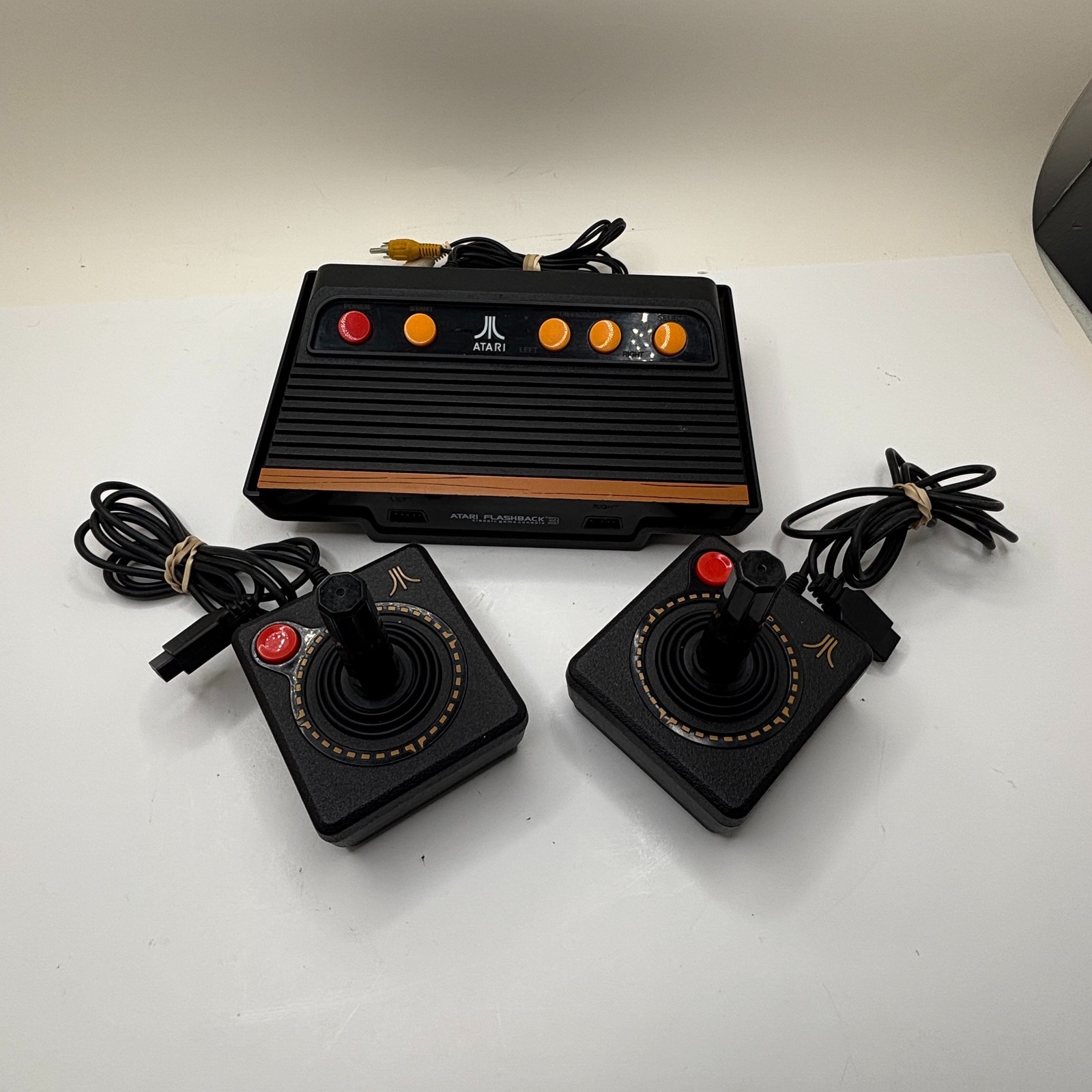 Black Atari Flashback 3 Classic Game System W/ 2 Joysticks *NO Power Cord