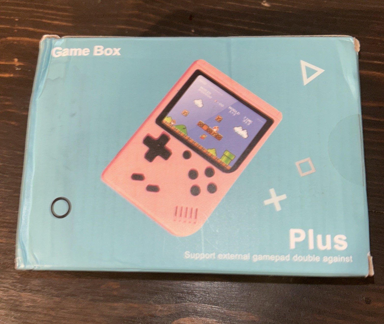 Game Box Plus Hand Held Game System Rechargeable Battery Red Brand New Sealed