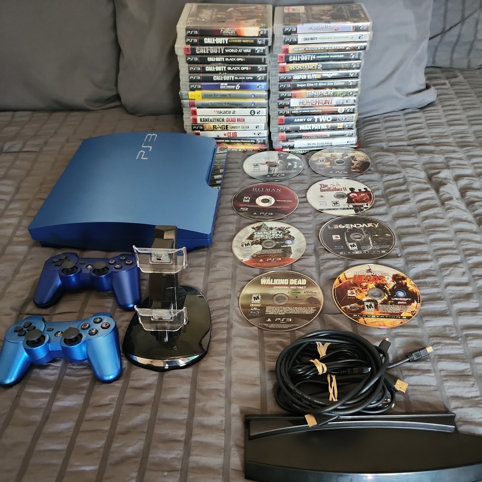 PS3 Splash Blue CECH 3000B 1tb Mod PlayStation 3 Super Slim (PS3): | HEN