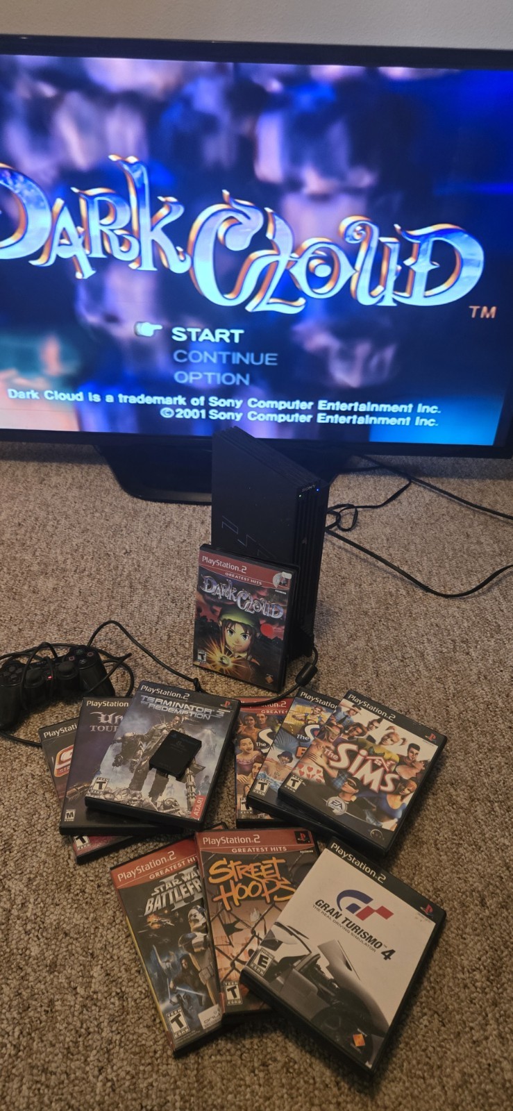 Sony PlayStation 2 Console – Black (SCPH-39001)