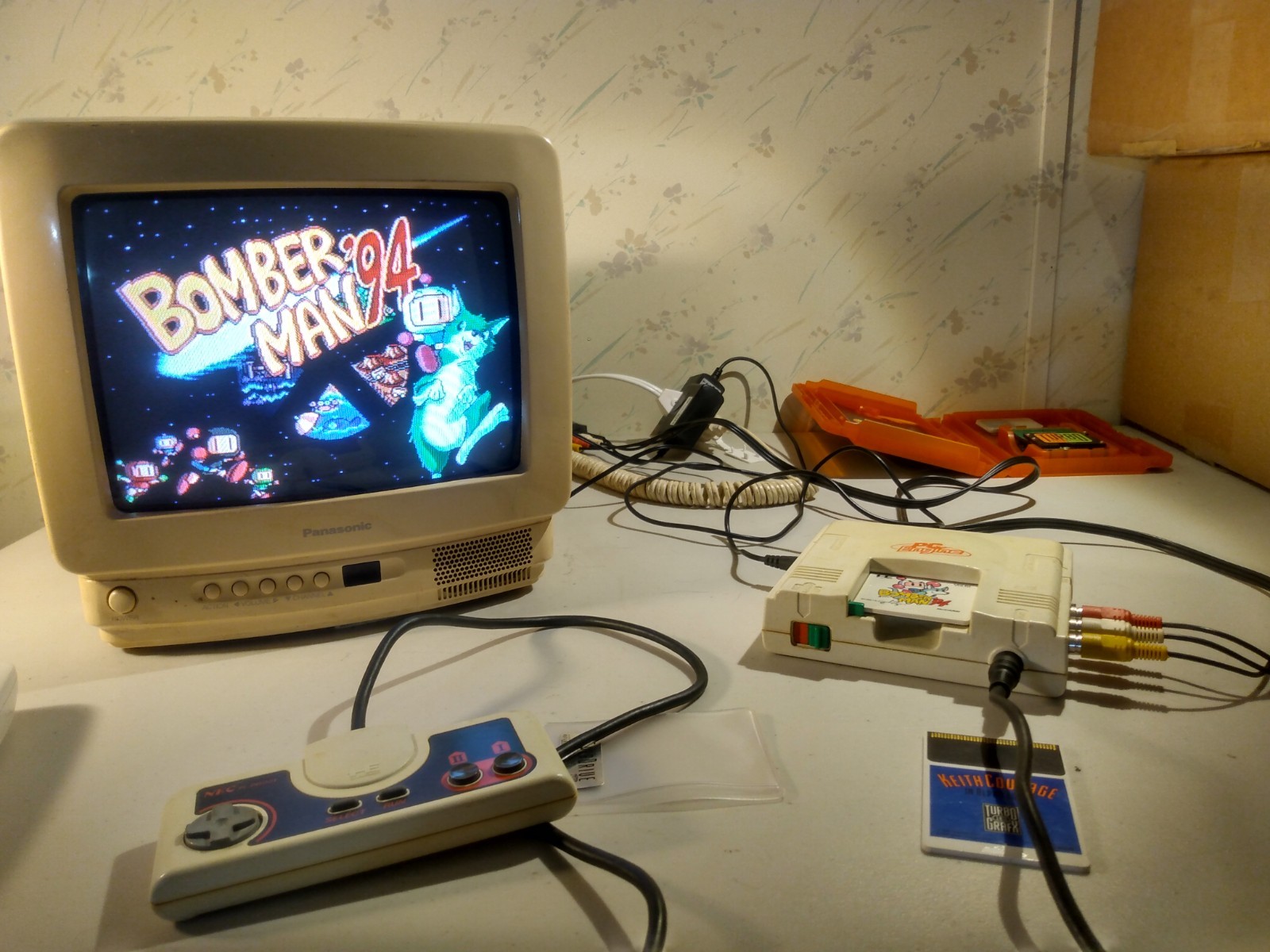 TV and PC Engine – JPN/US compatability switch/AV hookups! PLUS LOADED EVERDRIVE