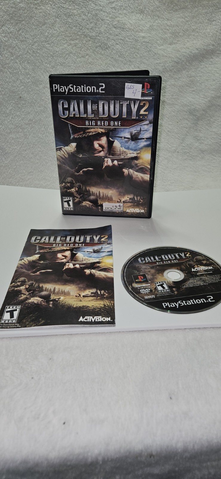 Sony PlayStation 2 Slim w/ COD 2 PS2 SCPH-70012