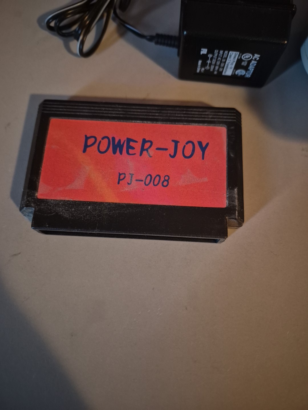 Power-Joy Game Famicom Plug & Play Controller W/ Cartridge 84 Games Tested