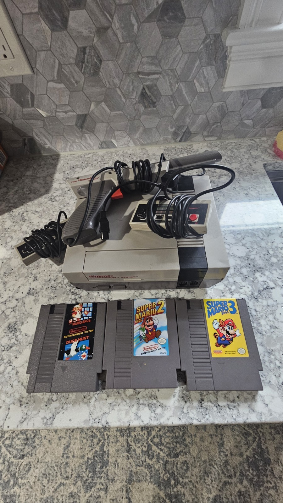 Nintendo NES System Console Choose Your Super Mario Game Bundle New 72 Pin