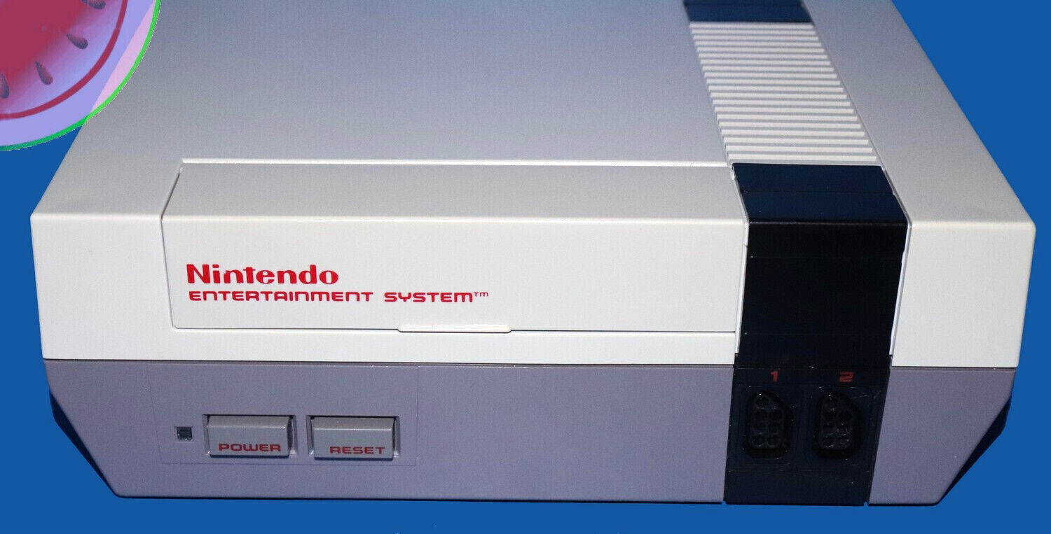Restored Fully WORKING NES Console with Super Mario Bros 1 2 3 Tested NINTENDO