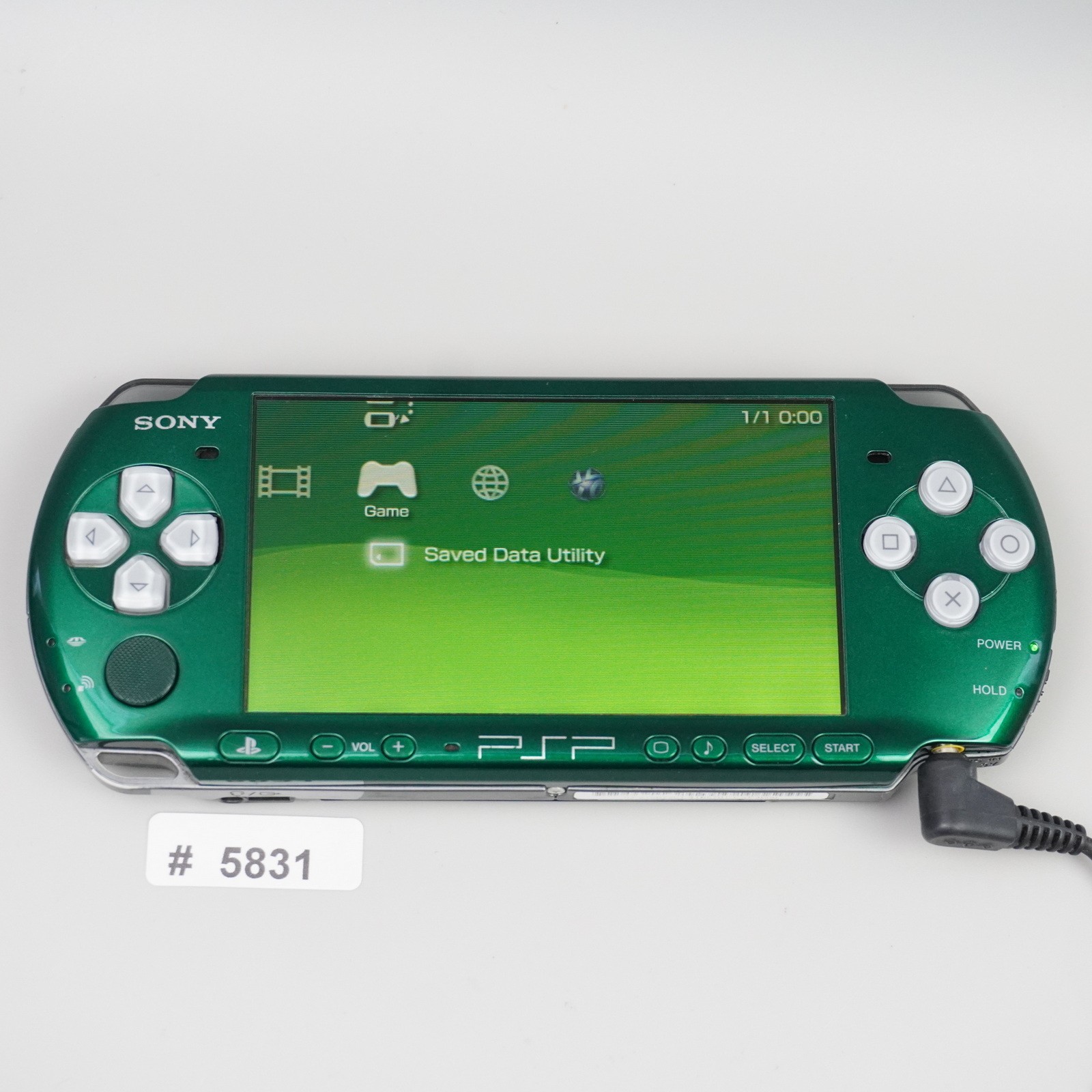 Sony PSP-3000 Console Spirited Green (NO BATTERY) #5831