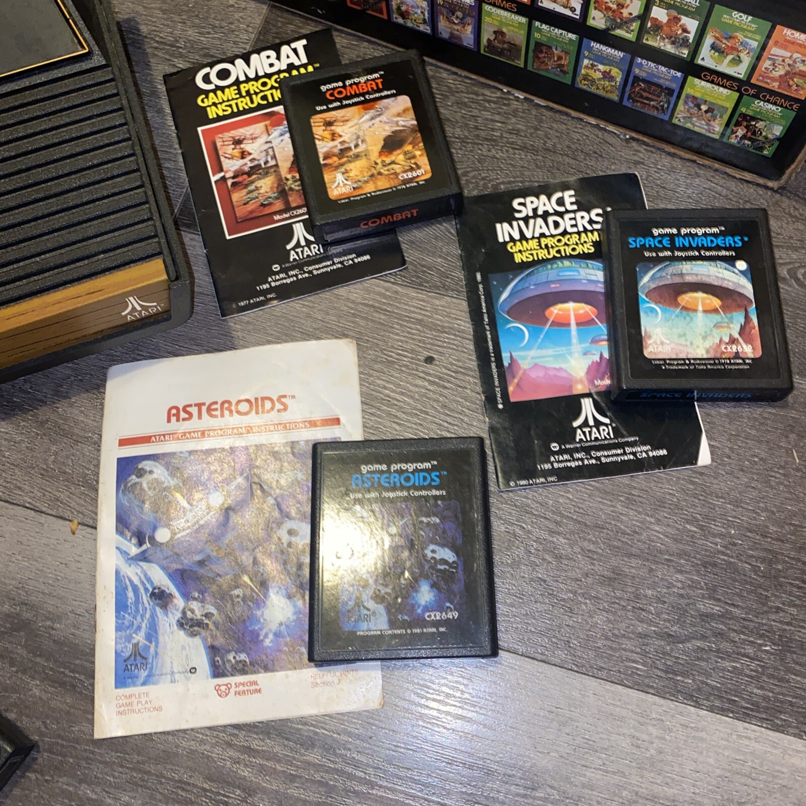 Atari Video Computer System CX2600A, MODERN TV Connect Coaxial ADAP Tested