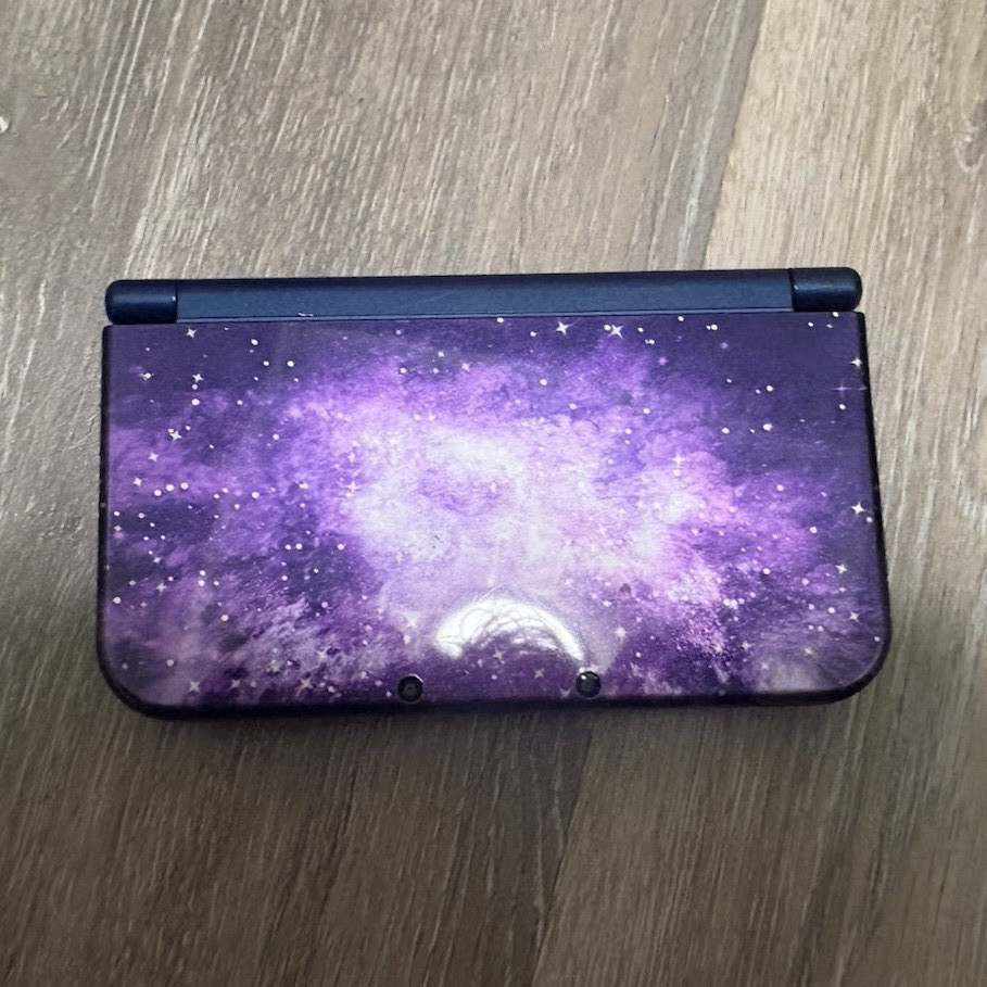 Nintendo 3DS XL Galaxy Blue/Purple 3D Handheld System 4GB Region Free SPR-001