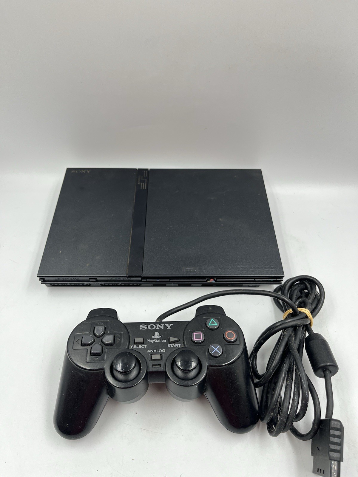 Sony PlayStation 2 Slim PS2 Console Complete w Original DualShock 2 Controller