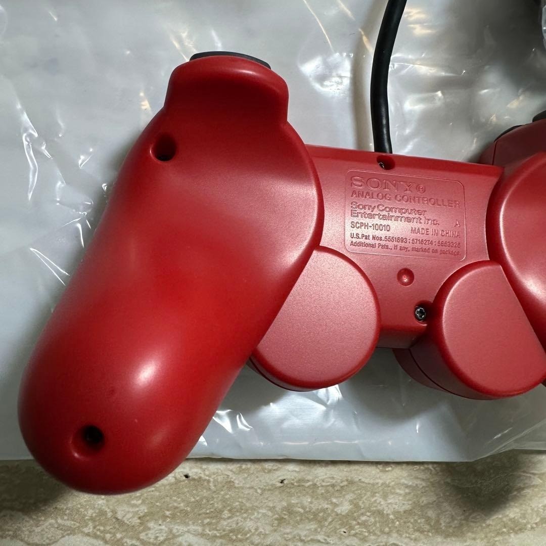Sony PlayStation 2 Satin Silver Red SCPH-90000CR Console 6882