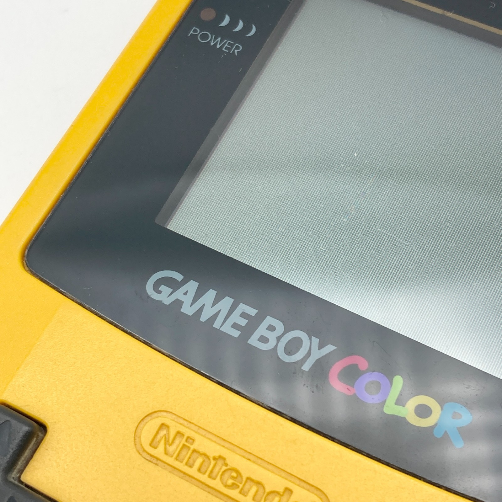 Nintendo Game Boy Color Yellow CGB-001 Console Box Manual Japan