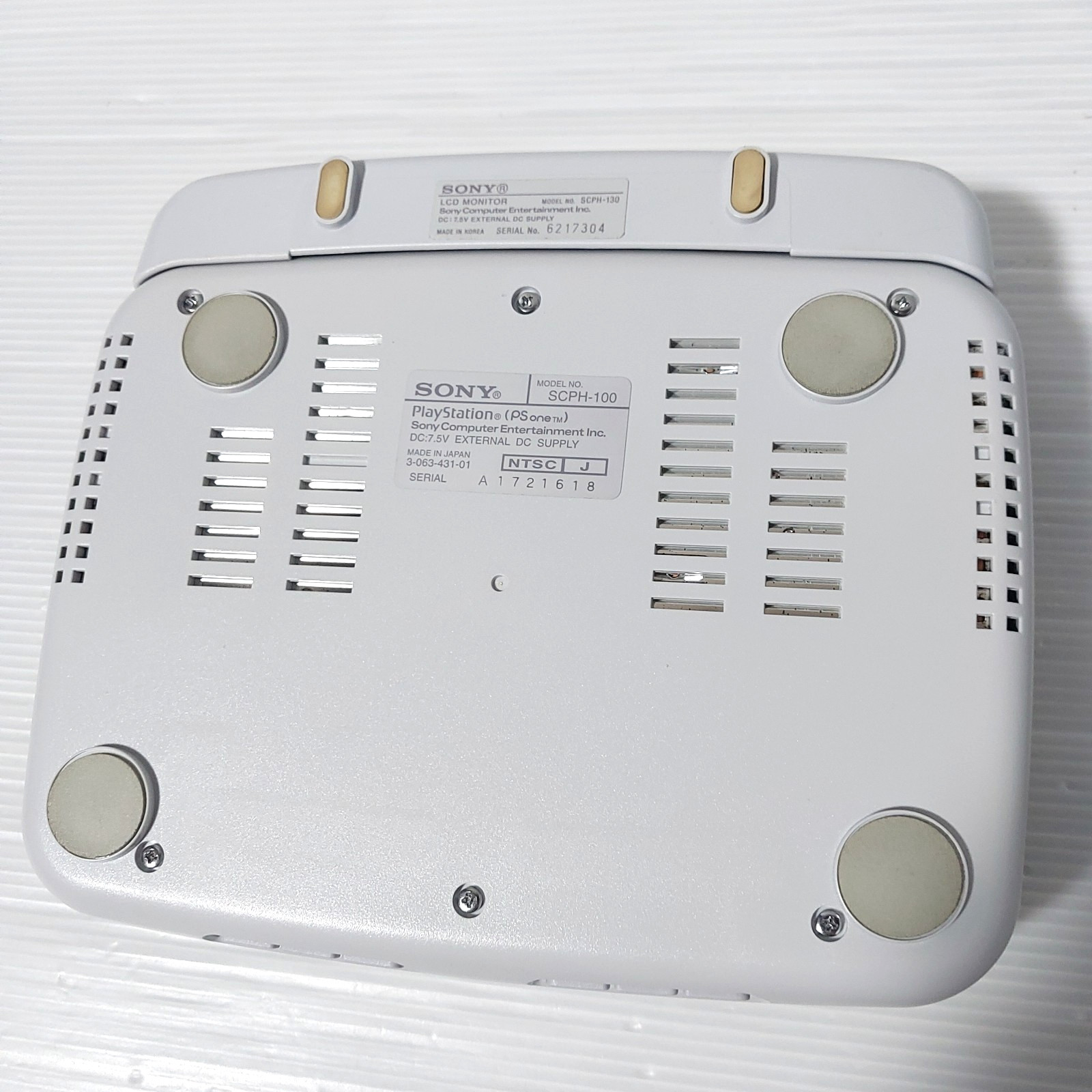 Sony PS one Japanese console SCPH-100 with LCD Screen Box Tested Import Japan