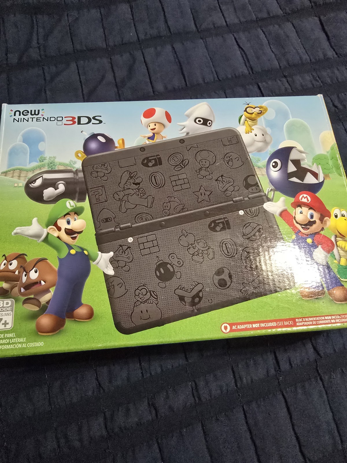 Nintendo 3DS Original Super Mario Edition 4GB Handheld System – Black