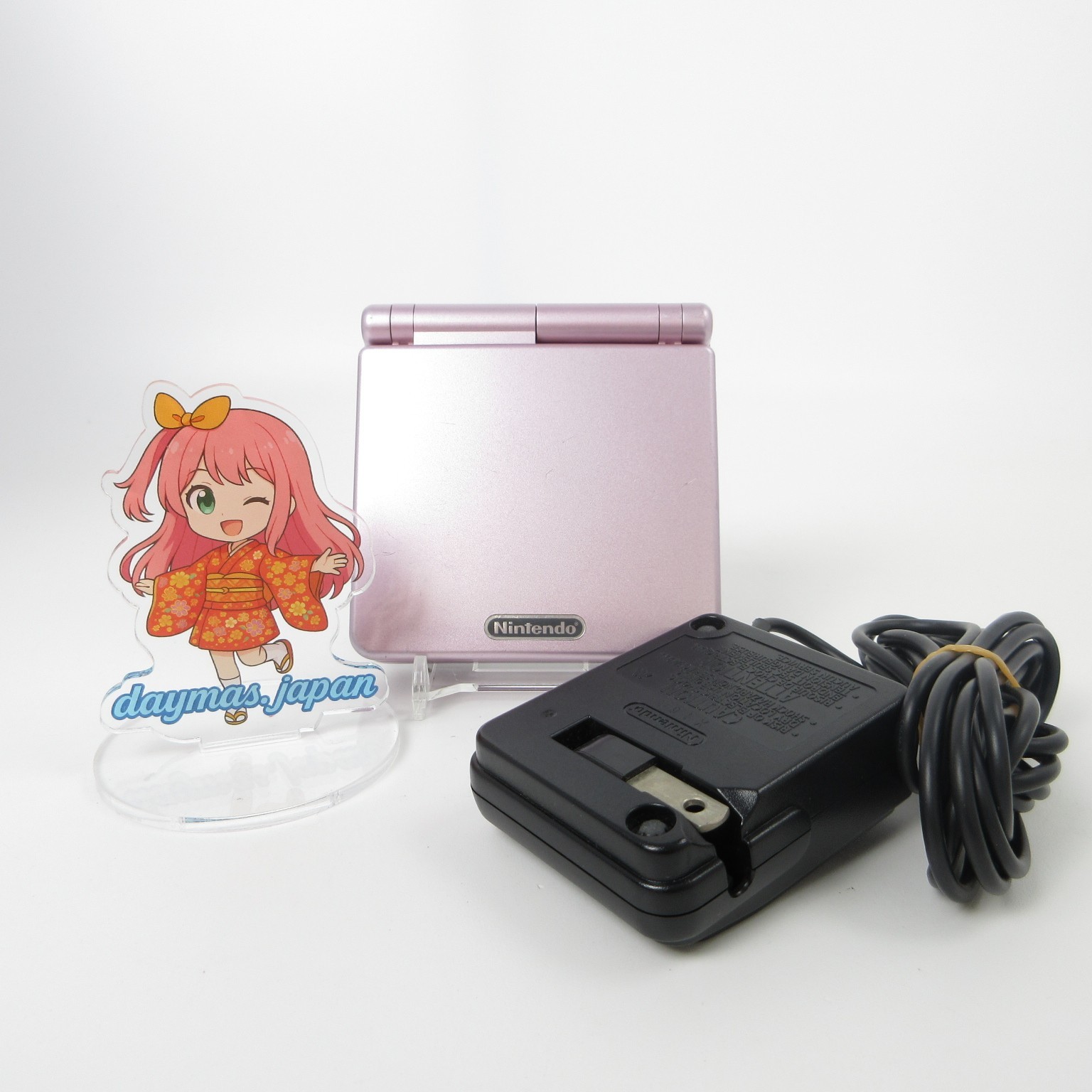 【Excellent】Nintendo GameBoy Advance SP Pearl Pink GBA Console #RET0508/02