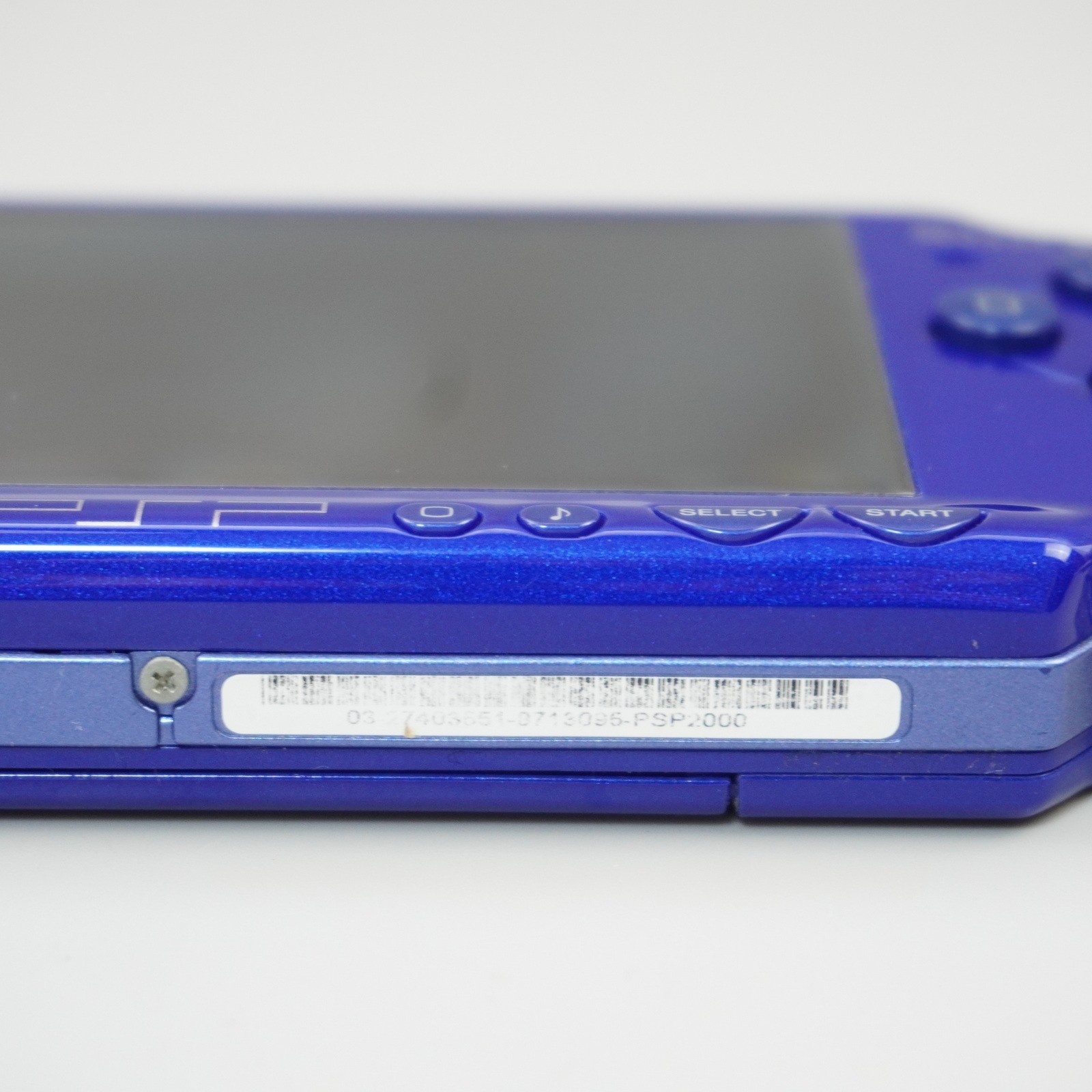 Sony PSP-2000 Console Only Metallic Blue Region Free (NO BATTERY) #5763